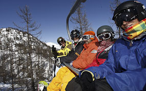 ski alpin-séjour groupes-centre de vacances Léon Bourgeois-Serre Chevalier-Hautes Alpes